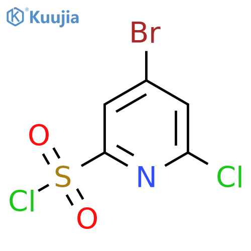 4-Bromo-2-chloropyridine-6-sulfonyl chloride structure