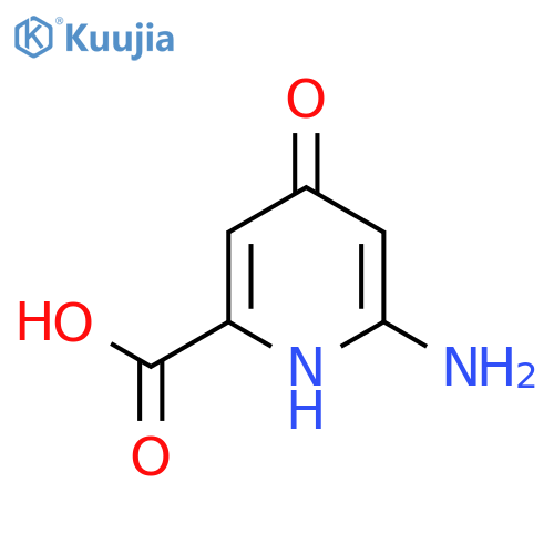 6-Amino-4-hydroxypyridine-2-carboxylic acid structure