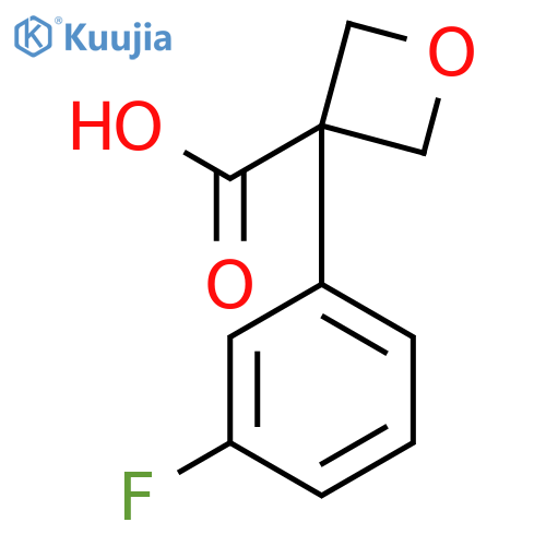 3-(3-FLUOROPHENYL)OXETANE-3-CARBOXYLIC ACID structure