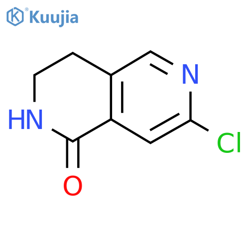 7-chloro-1,2,3,4-tetrahydro-2,6-naphthyridin-1-one structure