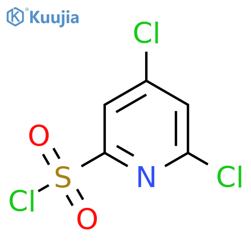 4,6-Dichloropyridine-2-sulfonyl chloride structure