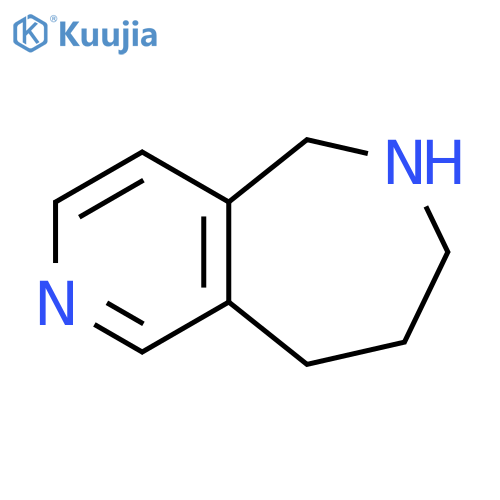 5H,6H,7H,8H,9H-pyrido4,3-cazepine structure