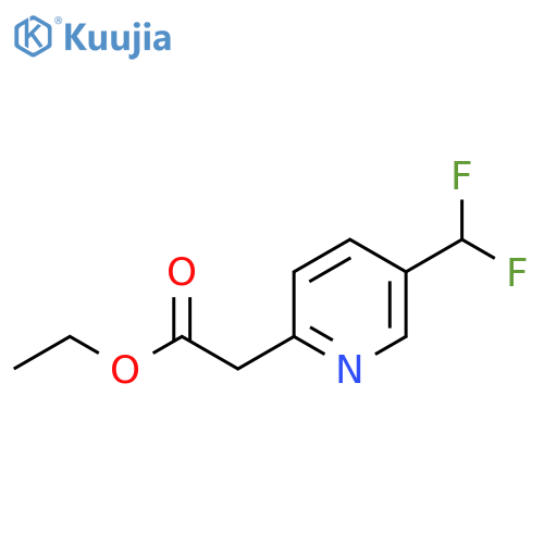 Ethyl [5-(difluoromethyl)pyridin-2-YL]acetate structure
