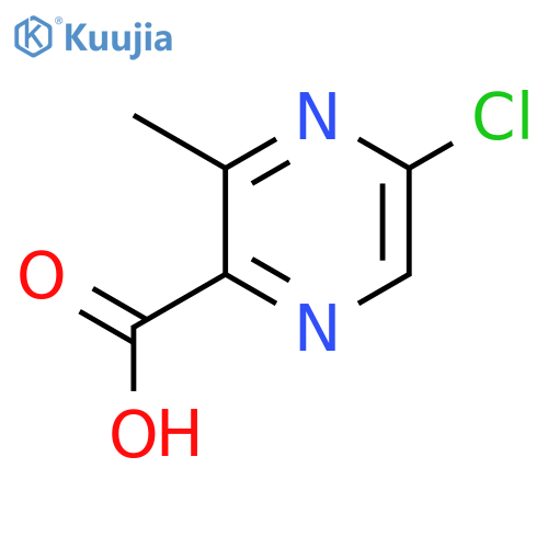 5-Chloro-3-methylpyrazine-2-carboxylic acid structure