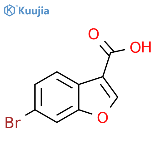 6-BROMO-1-BENZOFURAN-3-CARBOXYLIC ACID structure