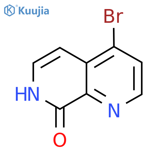 4-Bromo-1,7-naphthyridin-8(7H)-one structure