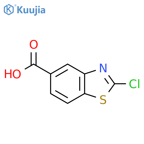 2-chloro-1,3-benzothiazole-5-carboxylic acid structure