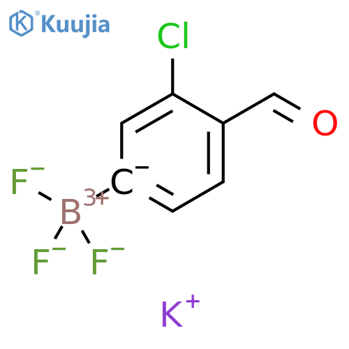 potassium (3-chloro-4-formylphenyl)trifluoroboranuide structure