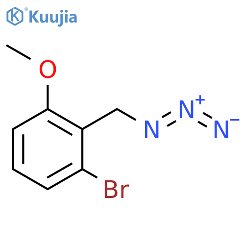 2-(azidomethyl)-1-bromo-3-methoxybenzene structure