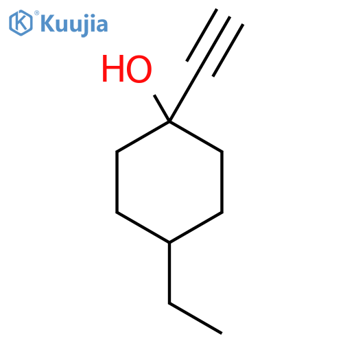 4-Ethyl-1-ethynylcyclohexan-1-ol structure