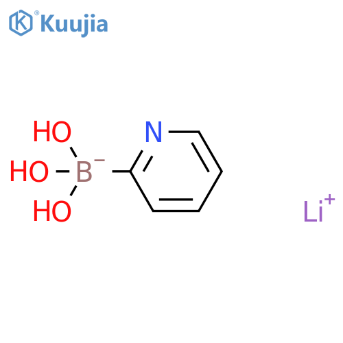 Lithium (pyridin-2-yl)trihydroxyborate structure