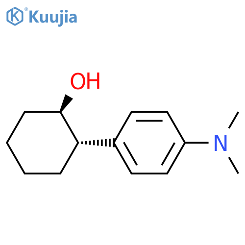 Cyclohexanol, 2-[4-(dimethylamino)phenyl]-, trans- structure