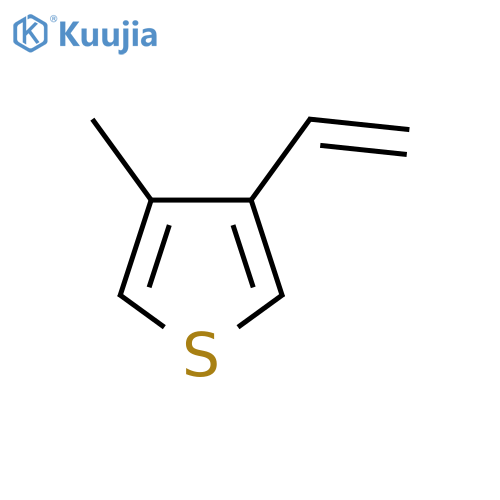 3-ethenyl-4-methylthiophene structure