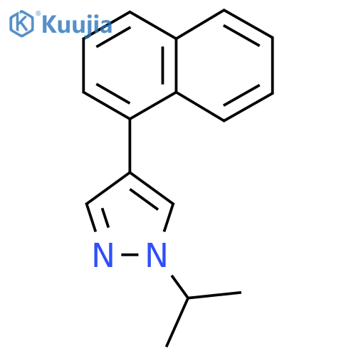 1-Isopropyl-4-(naphthalen-1-yl)-1H-pyrazole structure