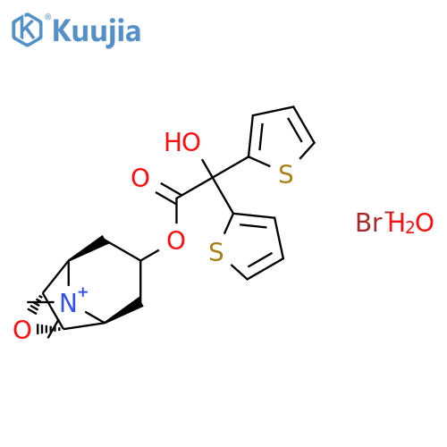Tiotropium bromide monohydrate structure
