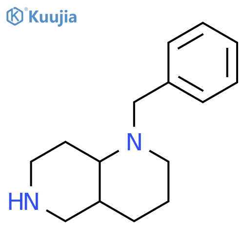 1-benzyl-decahydro-1,6-naphthyridine structure