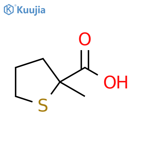 2-methylthiolane-2-carboxylic acid structure