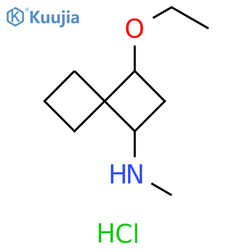 3-ethoxy-N-methylspiro[3.3]heptan-1-amine hydrochloride structure