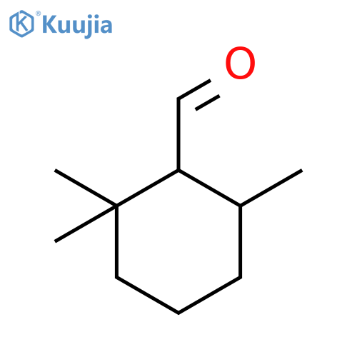 Cyclohexanecarboxaldehyde, 2,2,6-trimethyl-, (1S,6R)- structure