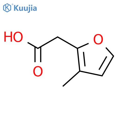 2-(3-methylfuran-2-yl)acetic acid structure