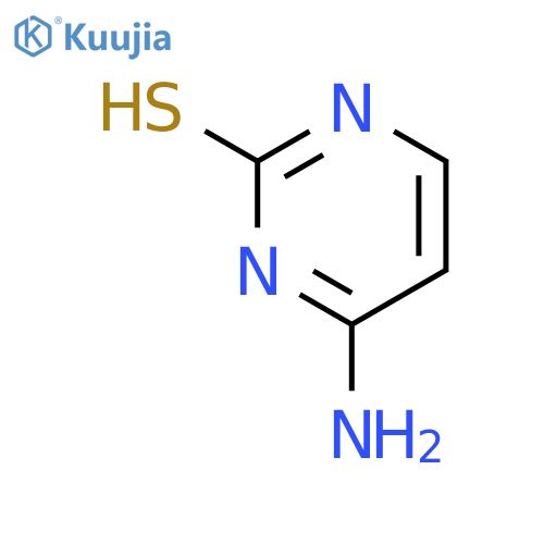 2-Pyrimidinethiol,4-amino- structure