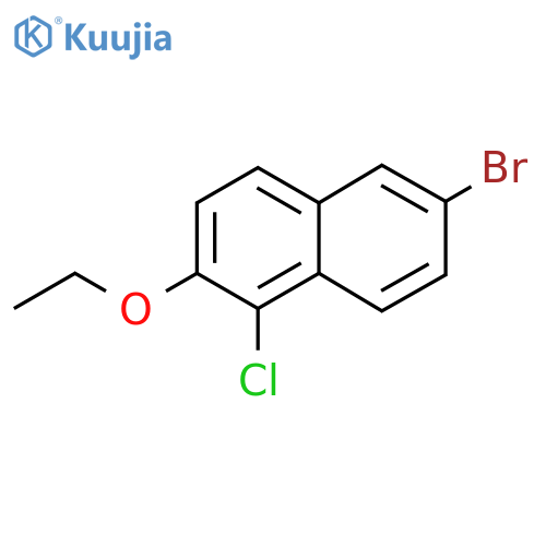 6-Bromo-1-chloro-2-ethoxynaphthalene structure