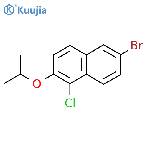 6-Bromo-1-chloro-2-isopropoxynaphthalene structure