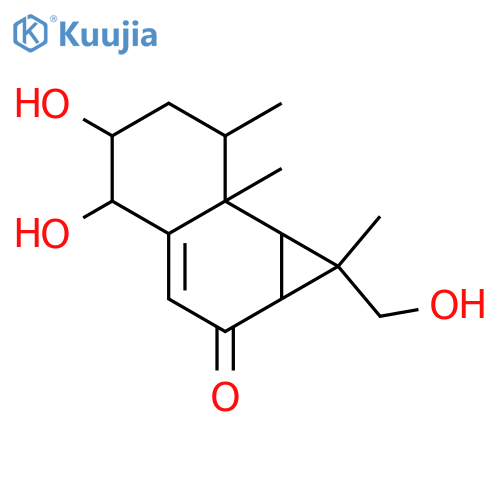 1,2,12-Trihydroxy-9-aristolen-8-one; (1α,2β,11S)-form structure