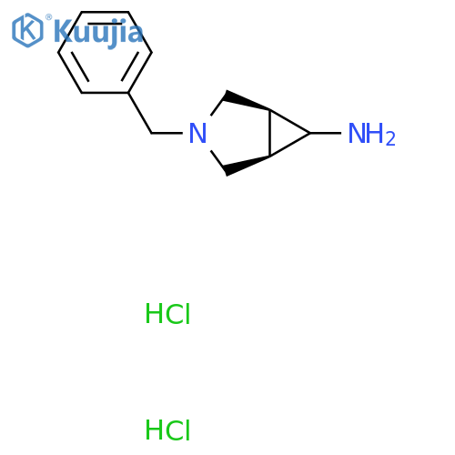 3-benzyl-3-azabicyclo[3.1.0]hexan-6-amine;dihydrochloride structure