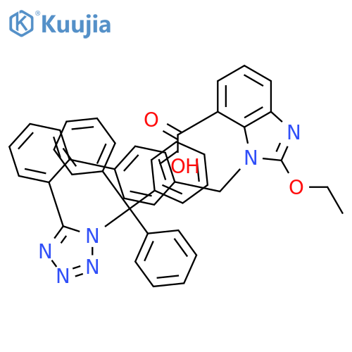 Trityl candesartan structure