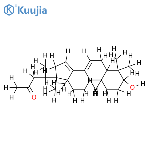3alpha-Hydroxy-25,26,27-trinor-7,14-mariessiadien-23-one structure