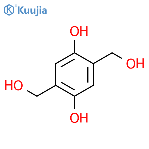 1,4-Benzenedimethanol, 2,5-dihydroxy- structure