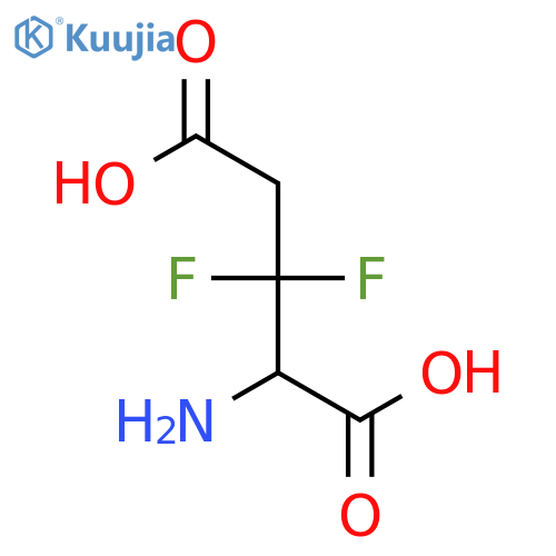 Glutamic acid, 3,3-difluoro- structure