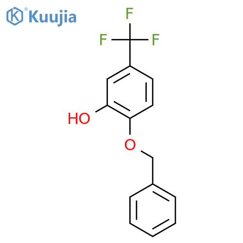 2-(Benzyloxy)-5-(trifluoromethyl)phenol structure