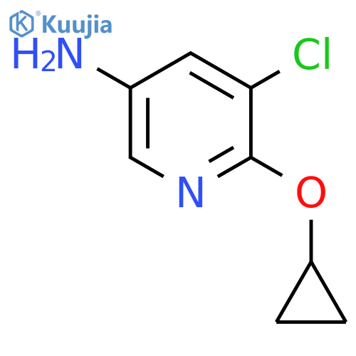 5-Chloro-6-cyclopropoxypyridin-3-amine structure