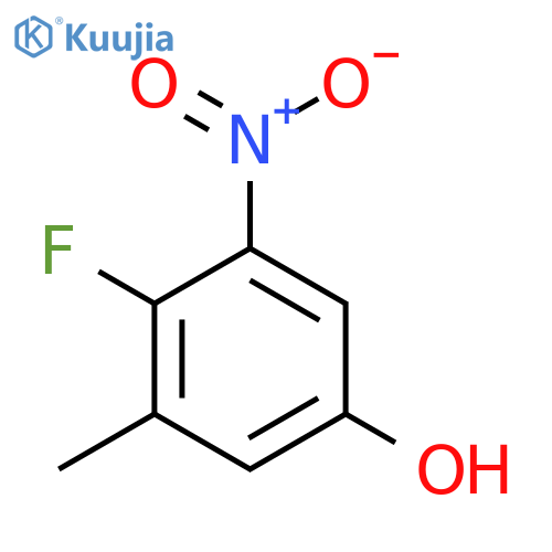 4-Fluoro-3-methyl-5-nitrophenol structure