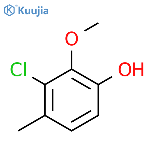 2-Chloro-6-hydroxy-3-methylanisole structure