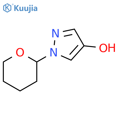 1-(Oxan-2-yl)-1h-pyrazol-4-ol structure