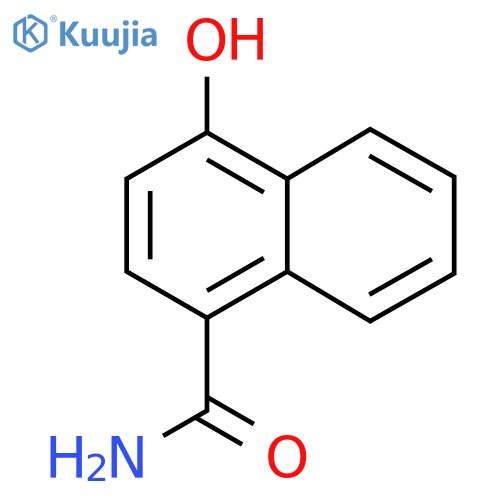 4-Hydroxynaphthalene-1-carboxamide structure