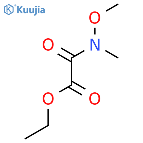ethyl 2-(methoxy(methyl)amino)-2-oxoacetate structure