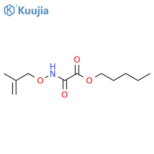 Acetic acid, [[(2-methyl-2-propenyl)oxy]amino]oxo-, pentyl ester structure