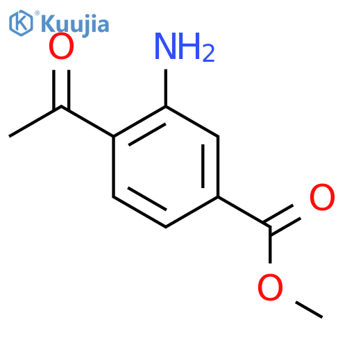 methyl 4-acetyl-3-amino-benzoate structure