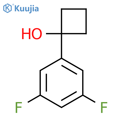 1-(3,5-Difluorophenyl)cyclobutanol structure