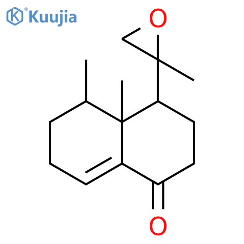 1(2H)-Naphthalenone,3,4,4a,5,6,7-hexahydro-4a,5-dimethyl-4-(2-methyloxiranyl)- structure