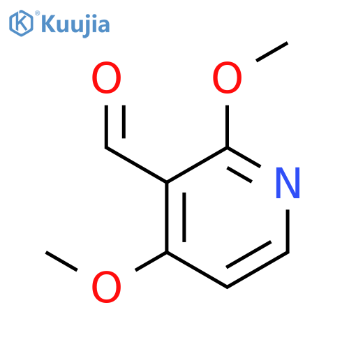 2,4-dimethoxypyridine-3-carbaldehyde structure
