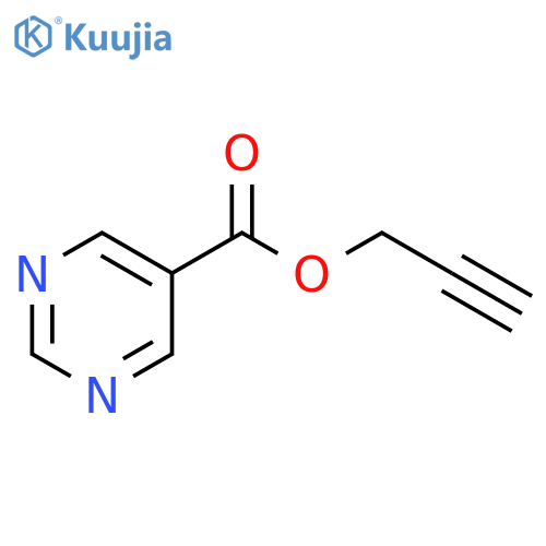 5-Pyrimidinecarboxylic acid, 2-propynyl ester structure
