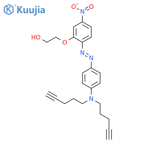 Ethanol, 2-[2-[2-[4-(di-4-pentyn-1-ylamino)phenyl]diazenyl]-5-nitrophenoxy]- structure
