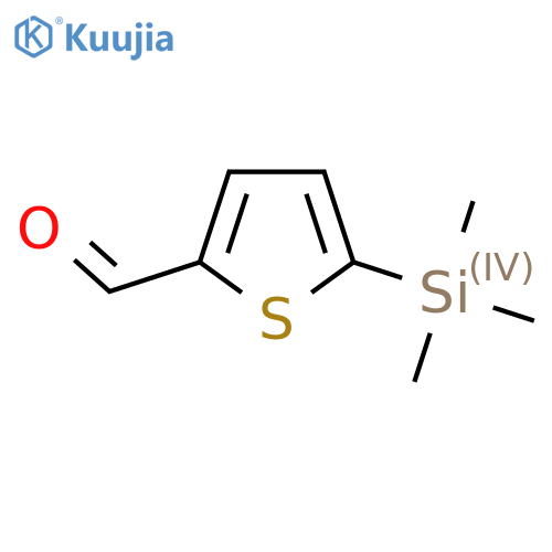 5-(trimethylsilyl)thiophene-2-carbaldehyde structure