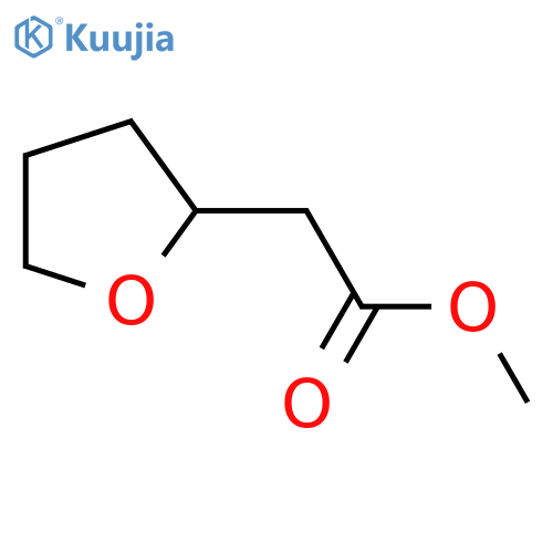 2-Furanacetic acid, tetrahydro-, methyl ester, (S)- structure