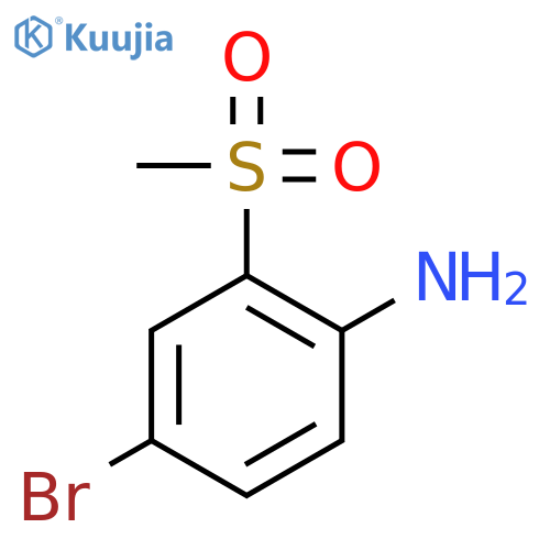 4-Bromo-2-(methylsulphonyl)aniline structure